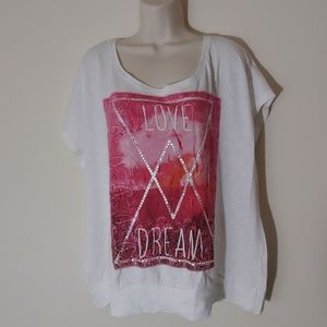 Lane Bryant Plus Size 18/20 Love Dream Shirt